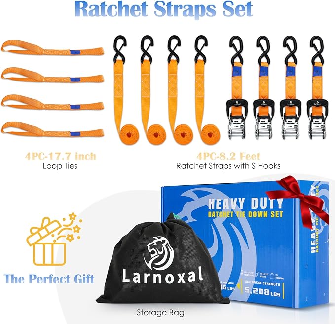 Ratchet Straps 4 Pack