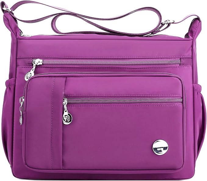 MINTEGRA Women Shoulder Handbag Roomy Multiple Pockets Bag Ladies Crossbody