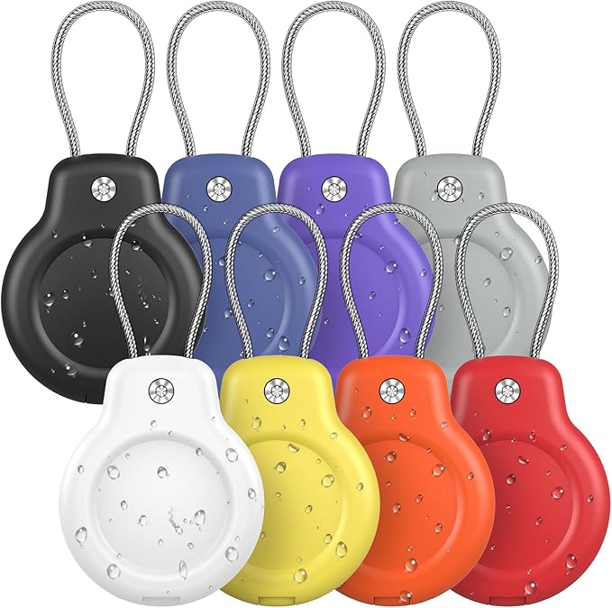 SPGUARD Compatible with Apple AirTag Waterproof Hidden 8 Pack Secure Holder