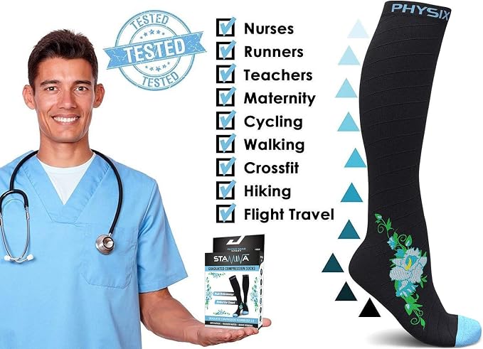 Physix Gear Compression Socks 20-30 mmHg