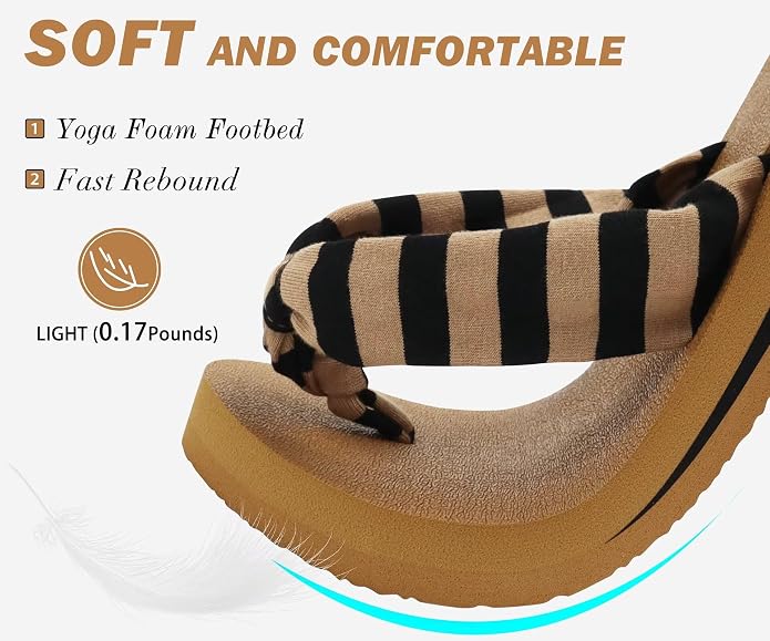 KuaiLu Flip Flops for Women