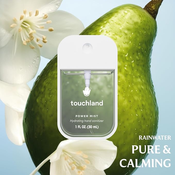 Touchland Power Mist Hydrating Hand Sanitizer Spray, DYE FREE Trio Set