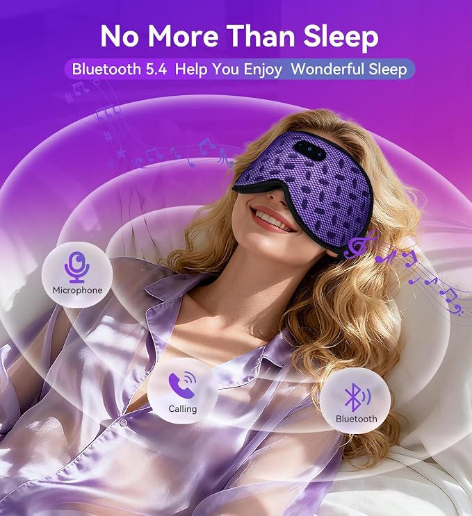 Sleep Eye Mask Bluetooth Headphones