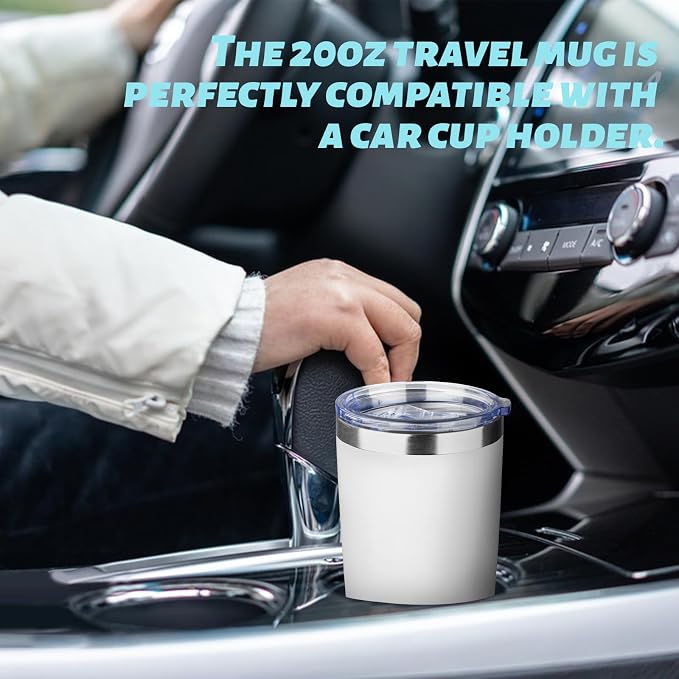 20oz Tumbler with Straw and Brush, Stainless Steel Vacuum Insulated tumbler