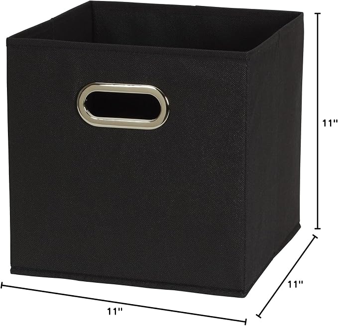 Household Essentials 80-1 Foldable Fabric Storage Bins | Set of 6 Cubby Cubes