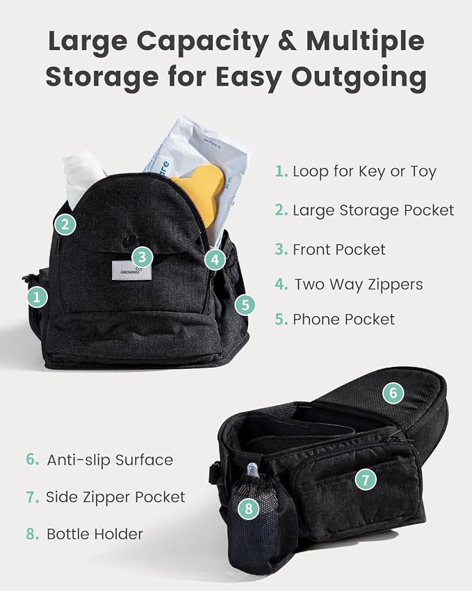 GROWNSY Ultra-Comfy Baby Carrier