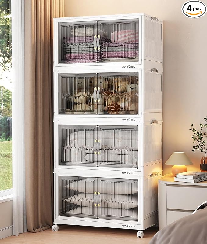 BROVIEW 320Qt Stackable Storage Bins
