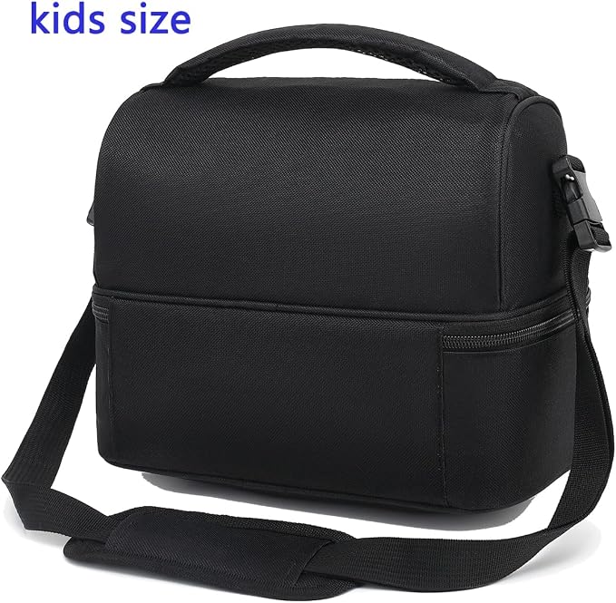 FlowFly Double Decker Cooler Insulated Lunch Bag Large Tote