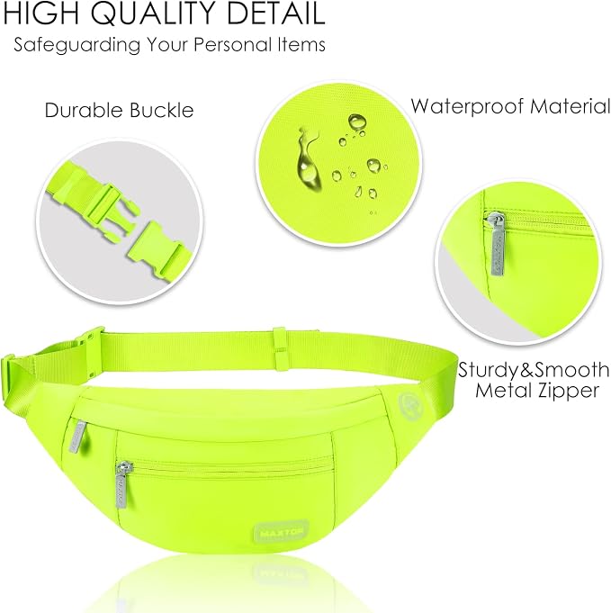 MAXTOP Large Crossbody Fanny Pack