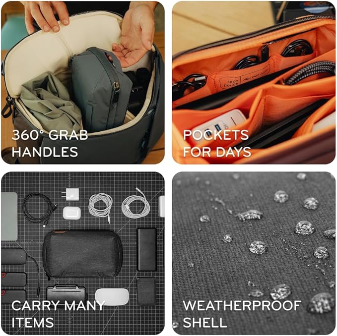 Peak Design Tech Pouch, Electronics Organizer