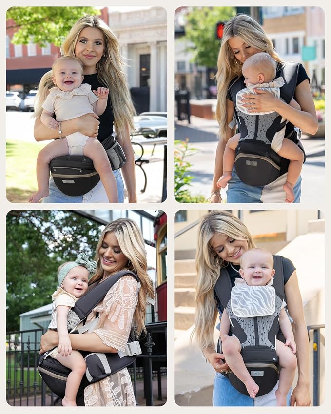 MOMTORY Carryall™ Pro Baby Carrier, Safety-Certified 6-in-1 Ultra Storage Baby