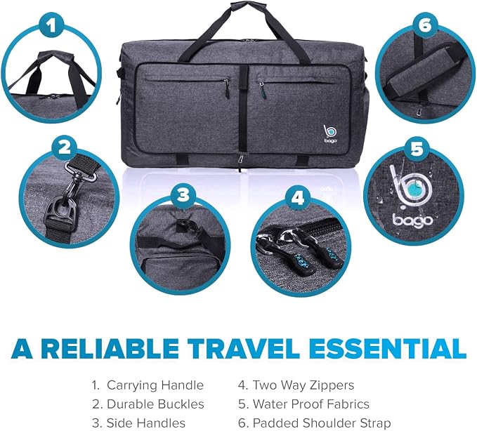 Bago Large Foldable Duffel Bags