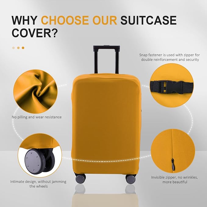 Travel Luggage Cover Suitcase Protector Scratch-Resistant Fit 19-31 Inch