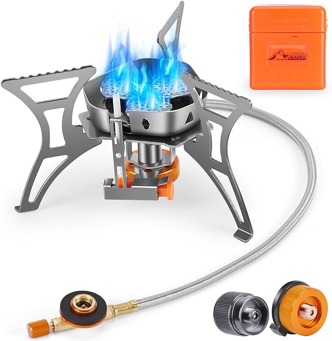 WADEO 6800W Windproof Camping Stove, Backpacking Stove