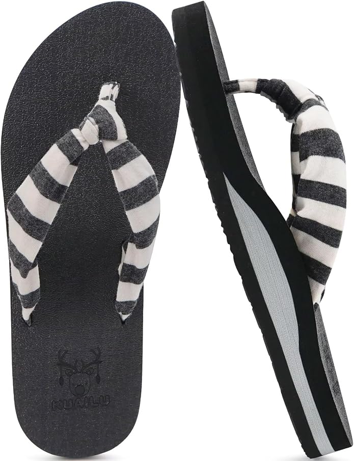 KuaiLu Flip Flops for Women