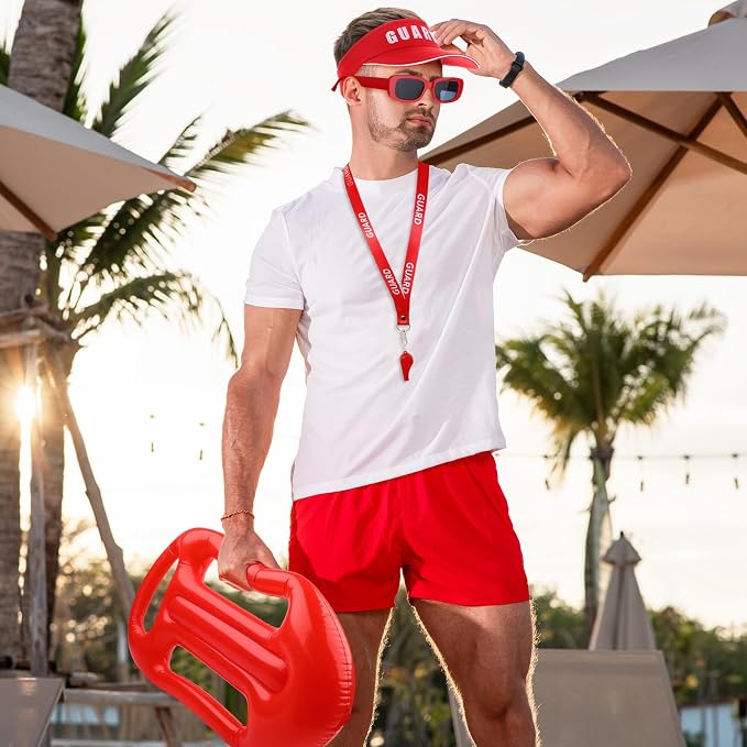 Halloween Guard Visor Hat Emergency Whistles