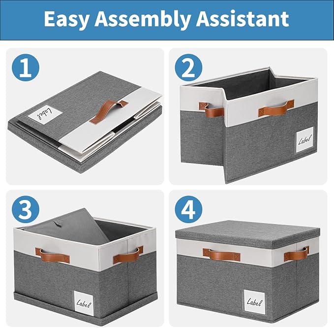 GhvyenntteS Extra Large Storage Bins
