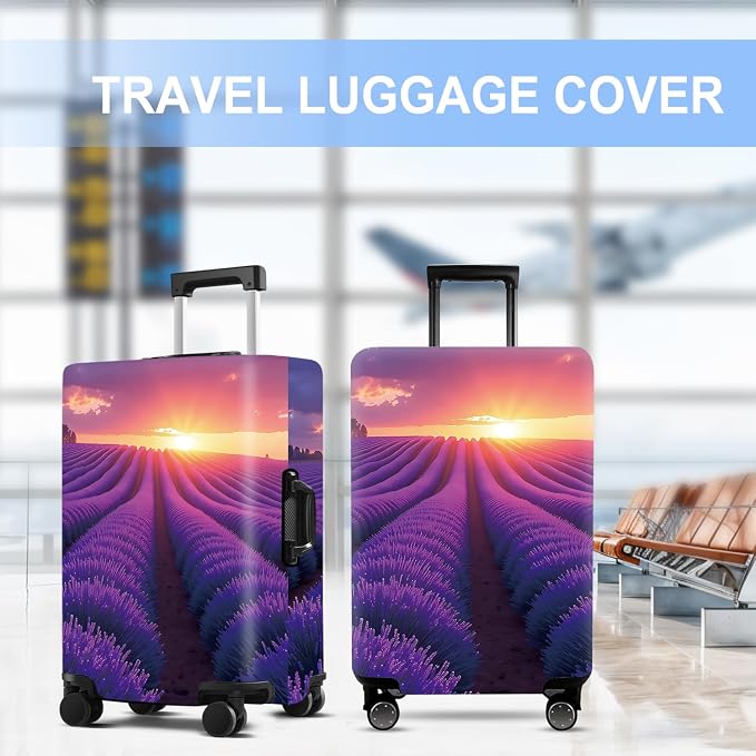 Luggage Cover Washable Suitcase Protector Anti-Scratch, Stretchable Fit