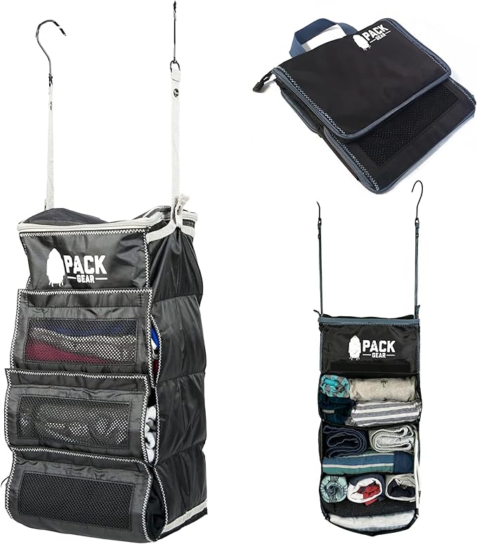 Pack Gear Hanging Luggage Organizer
