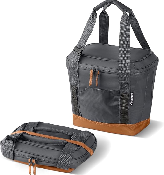 CleverMade Collapsible Insulated Cooler Bag – Leakproof Soft Folding Cooler