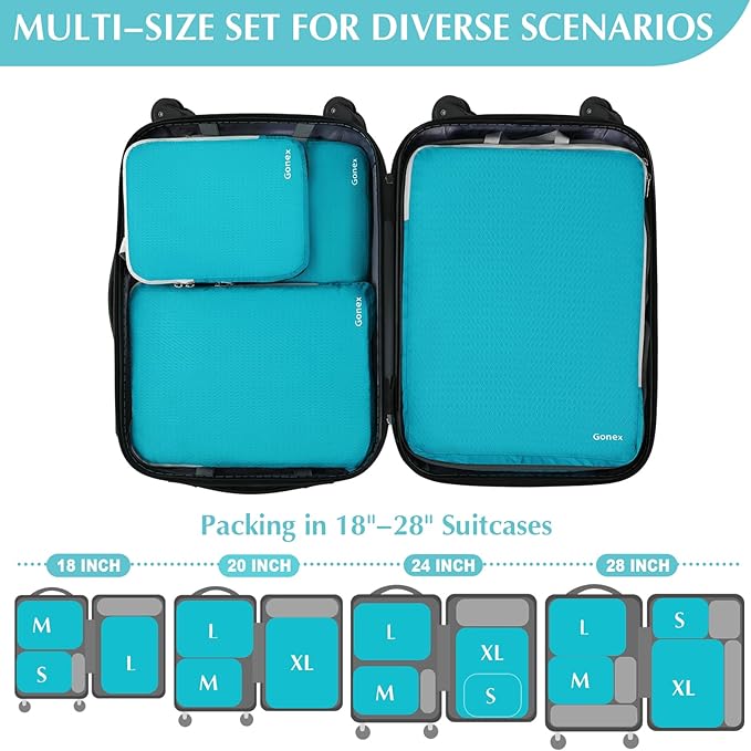 Gonex Compression Packing Cubes
