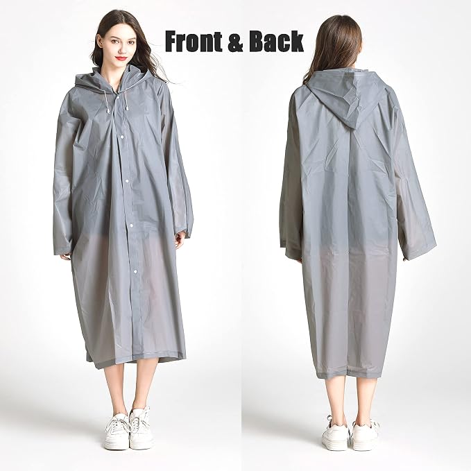 Rain Coats - Reusable EVA Rain Ponchos