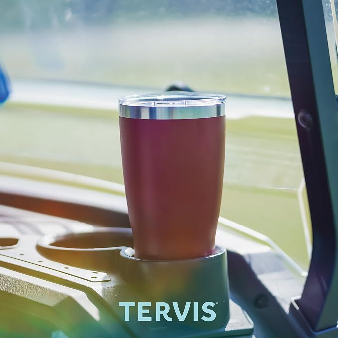 Tervis Traveler Sunset in Paradise Triple Walled Insulated Tumbler Travel Cup Keeps Drinks Cold & Hot, 30oz, Stainless Steel