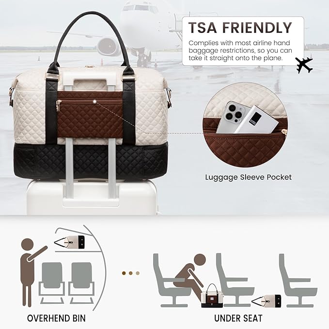 LOVEVOOK Travel Duffle Bag, Weekender Bags
