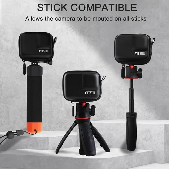 FiTSTILL Black PU Mini Carrying Case