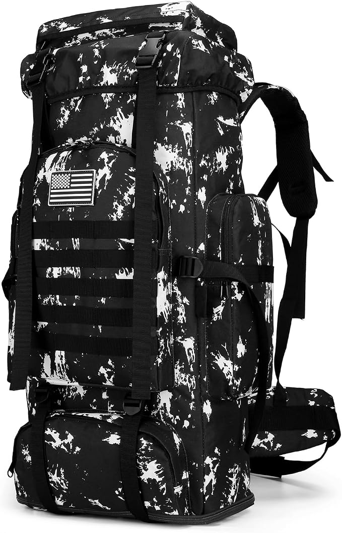 Hiking Backpack for Men 70L/100L Camping Backpack Military Rucksack Molle 3