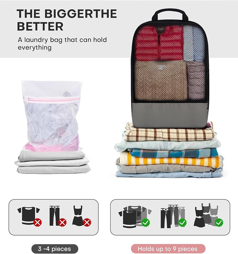 4 PCS Set Compression Packing Cubes