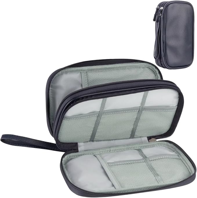 Leather Travel Electronic Organizer