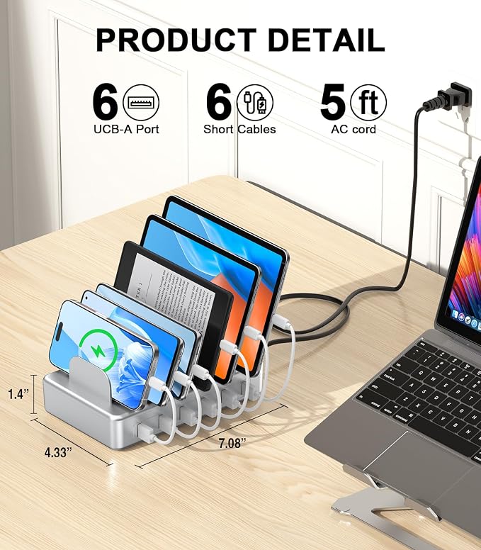 CREATIVE DESIGN 6 Port Charging Station