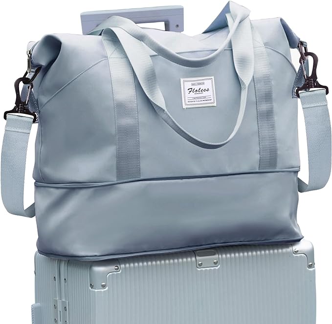 Travel Duffel Bag, Sports Tote Gym Bag, Shoulder Weekender Overnight Bag