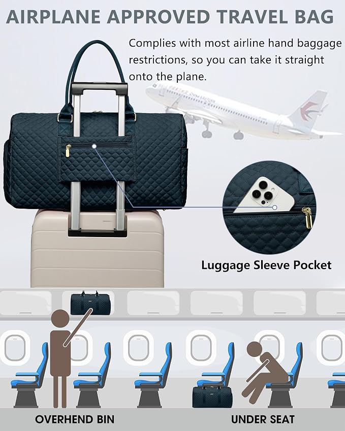 Weekender Travel Duffle Bag for Women
