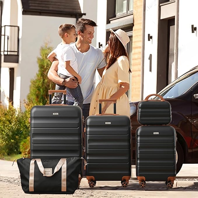 Merax Luggage Set 13 Piece, Hardshell ABS Suitcases