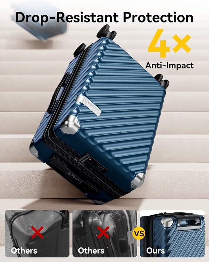 LUGGEX Luggage with Spinner Wheels