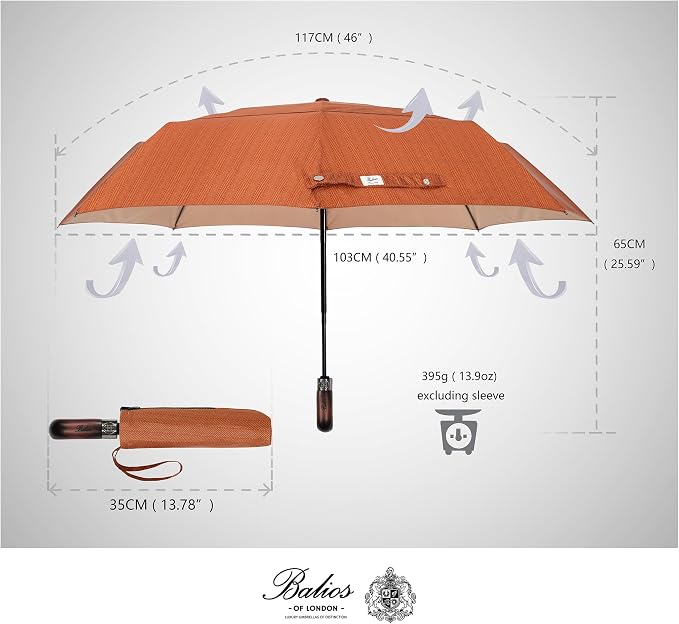 Balios Travel Folding Umbrella