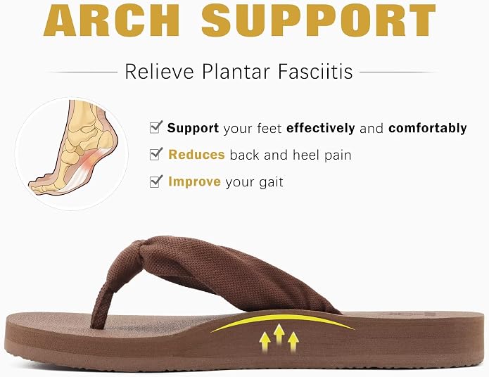 KuaiLu Flip Flops for Women