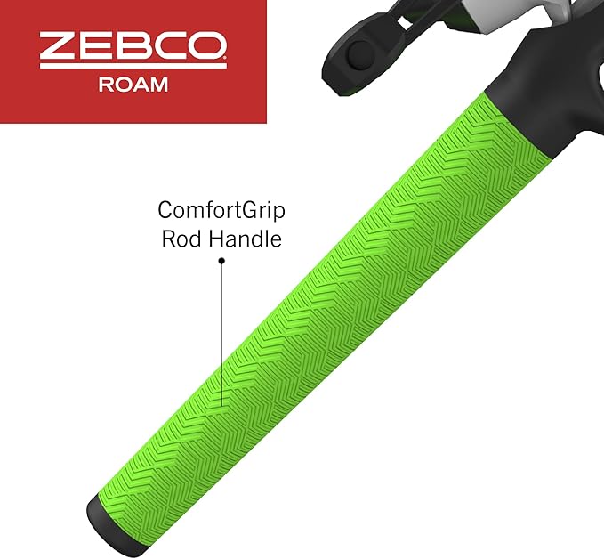 Zebco Roam Telescopic Fishing Rod and Spinning or Spincast Fishing Reel Combo