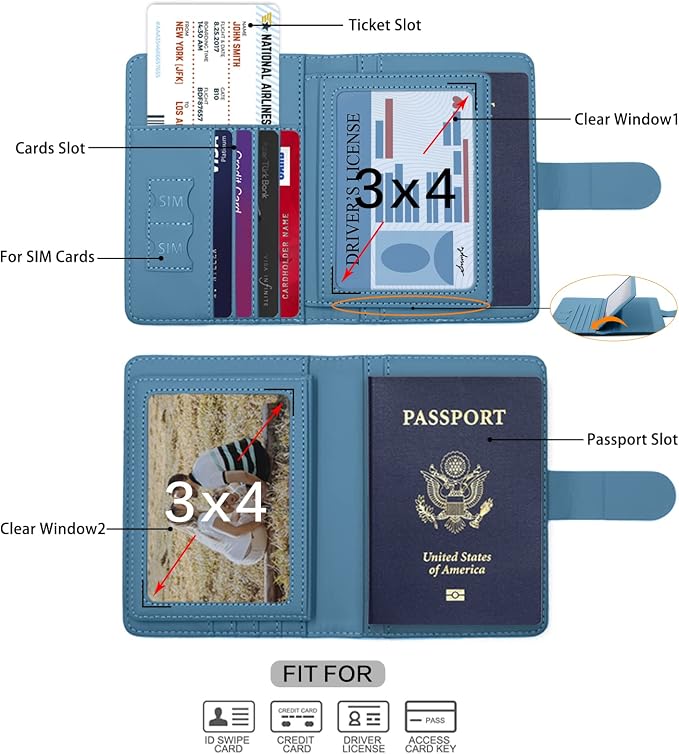 Melsbrinna Rfid Passport Holder