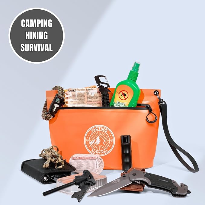 Tactiko Heavy-Duty Splash Water Resistant Zipper Pouches - 3L Hold-All