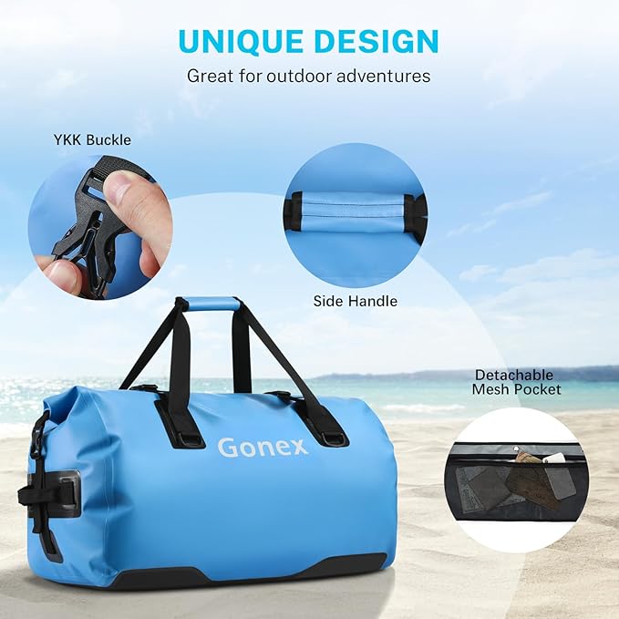 Gonex 40L 60L 80L Extra Large Waterproof Duffle Travel Dry Duffel Bag Heavy
