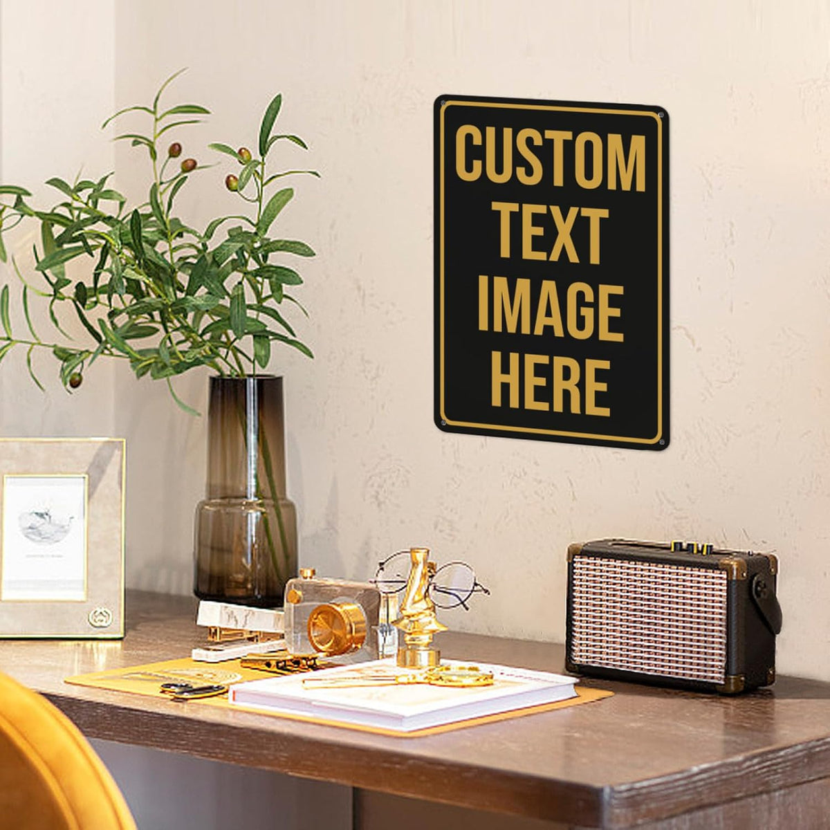 Custom Signs Outdoor Metal Sign Custom Sign Outdor Indoor Personalized Signs Make Your Own Sign With Text Image Logo For Office Business Workplace Home Bar Indoor Outdoor Use 18"x12"