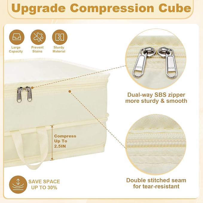 Extra Large Compression Packing Cubes