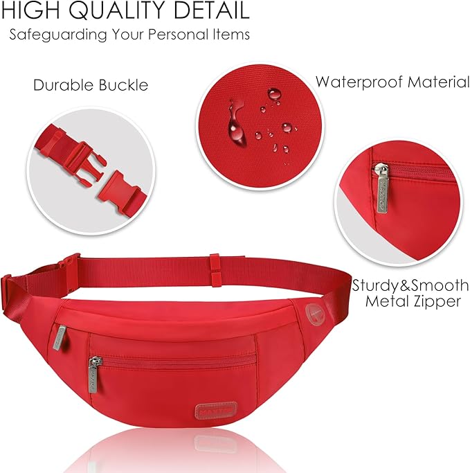 MAXTOP Large Crossbody Fanny Pack