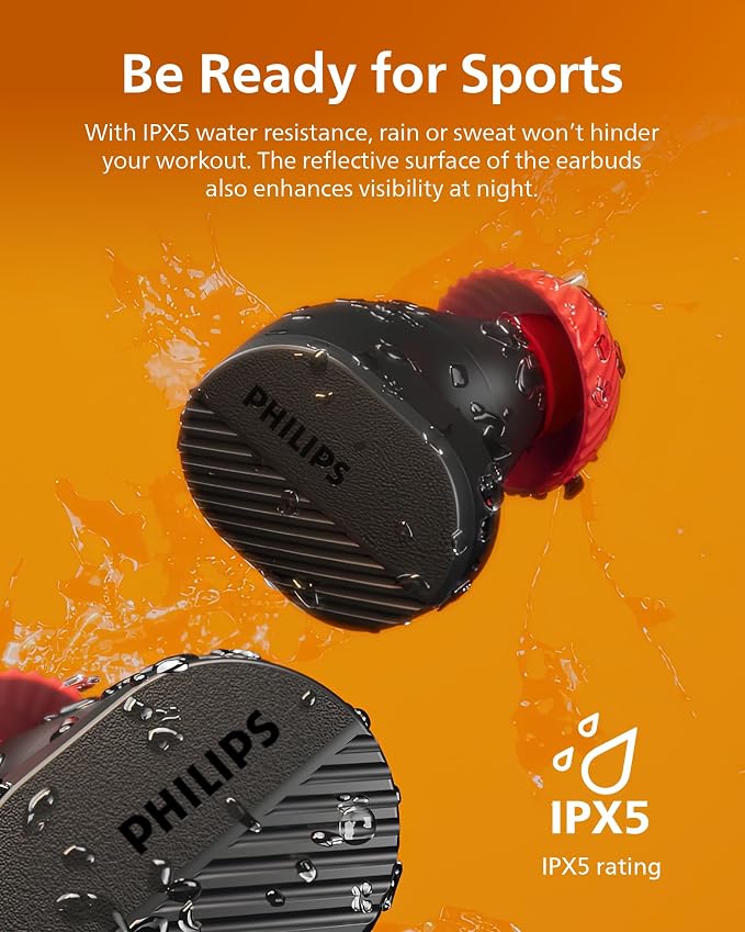 PHILIPS TAA5508 Wireless Earbuds, True Wireless Headphones