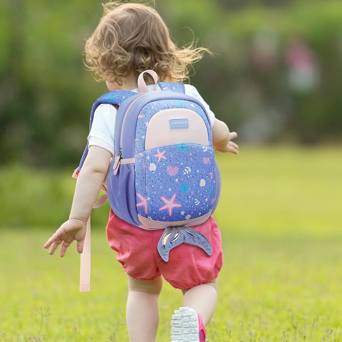 mommore Toddler Backpack for Girls 2-4 Neoprene Backpack