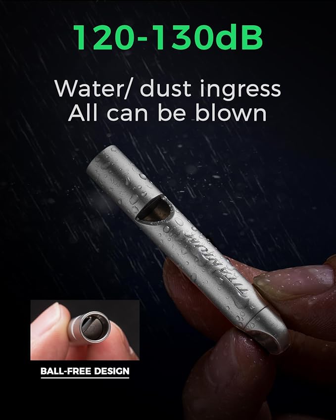 Titanium Emergency Whistle, Survival Safety Whistles