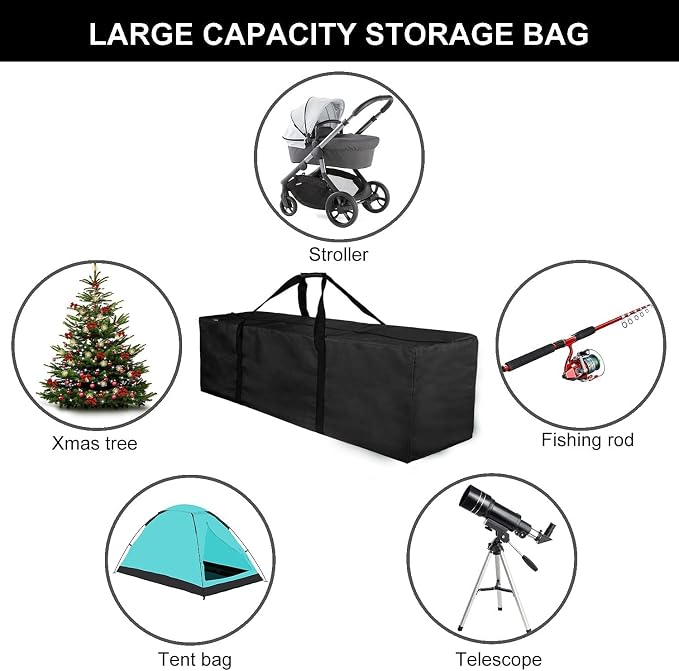 INFANZIA 45inch Sports Duffel Travel Bag, 115L Extra Large Duffel Luggage Bag